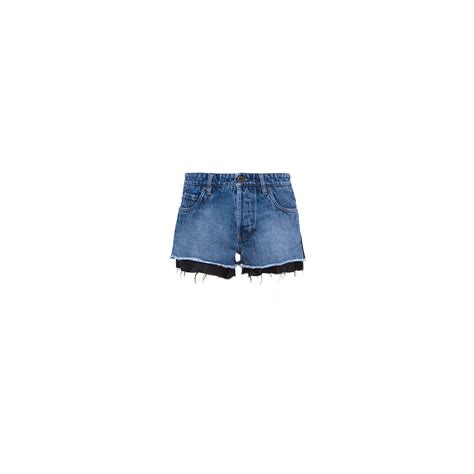 miu miu blusas colores|Navy Denim Shorts .